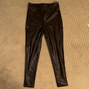 Skinny leather pants!!